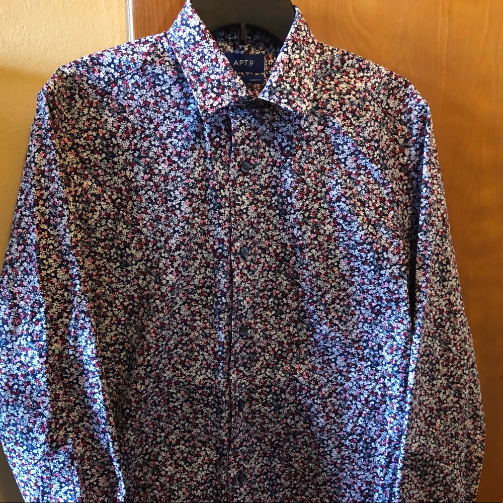 Men’s floral dress shirt